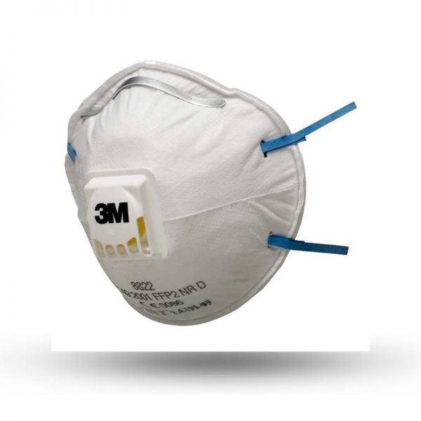 3M DUST MASK WITH VALVE FFP2 (8822)