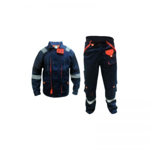COVERALL SHIRT & PANT WITH REFLECTOR EUROPEAN STYLE