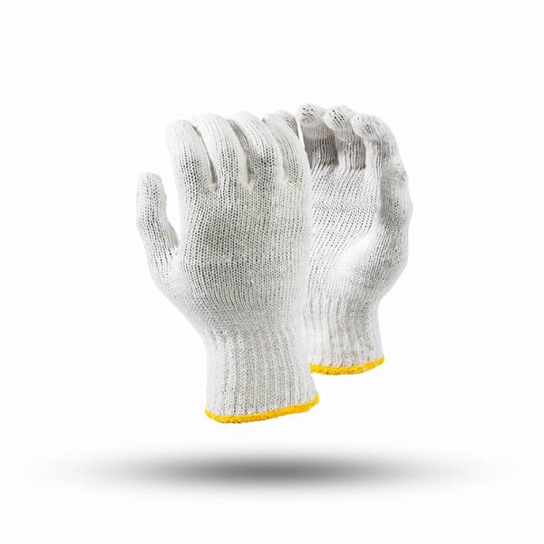 KNITTED COTTON HAND GLOVES