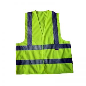 SAFETY REFLECTIVE VEST SAFE-STEP 120GSM 4LINE (LUMOS) YELLOW