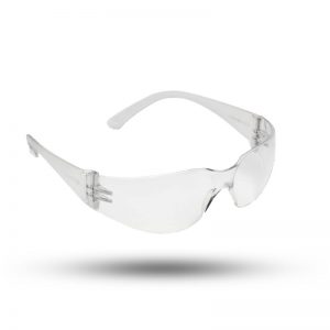 SAFETY GLASSES H/D CLEAR WITH SCRATCH PROOF COATING